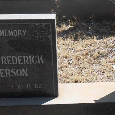 SANDERSON Arthur Frederick 1934-1982 &amp; Rhondda 1929-1984