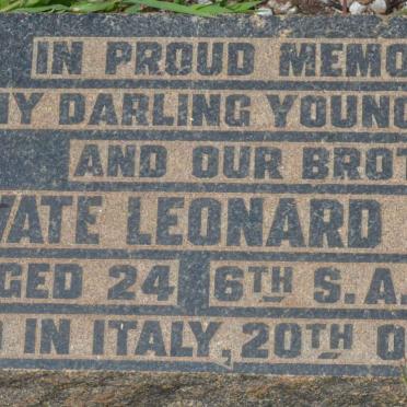 SANDHAM Leonard -1944