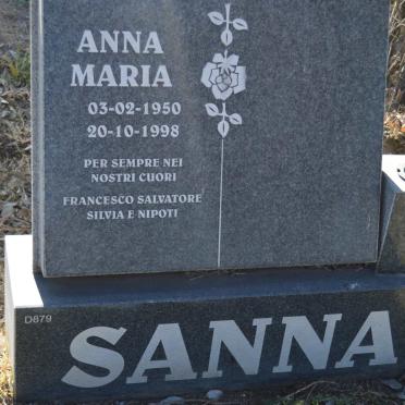 SANNA Anna Maria 1950-1998