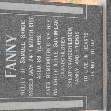 SANDIG Fanny -1986