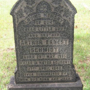 SCHMIDT Arthur Ernest 1935-1942
