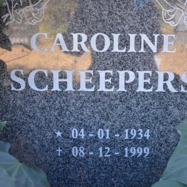 SCHEEPERS Caroline 1934-1999