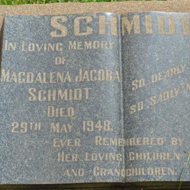SCHMIDT Magdalena Jacoba -1948