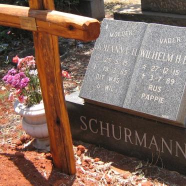 SCHÜRMANN Wilhelm H. E. 1915-1989 &amp; Johanna H. 1915-1965