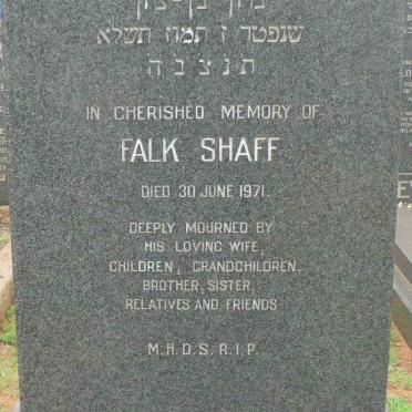 SHAFF Falk -1971
