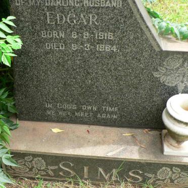 SIMS Edgar 1916-1964