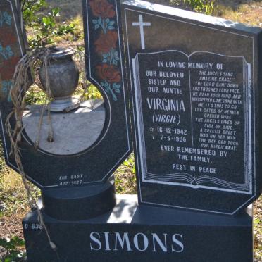 SIMONS Virginia 1942-1998