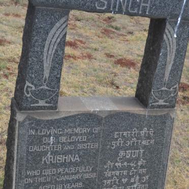 SINGH Krishna -1958