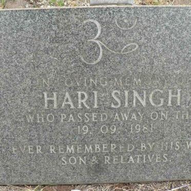 SINGH Hari -1981