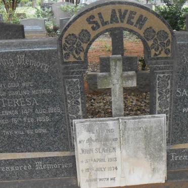 SLAVEN Samuel 1890-1973 &amp; Teresa LENNON 1889-1958 :: SLAVEN John 1913-1974