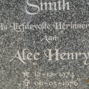 SMITH Alec Henry 1974-1976