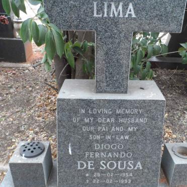 SOUSA Diogo Fernando, de 1954-1993