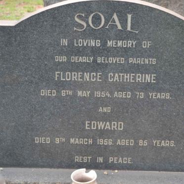 SOAL Edward -1956 &amp; Florence Catherine -1954