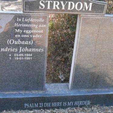 STRYDOM Andries Johannes 1944-1981
