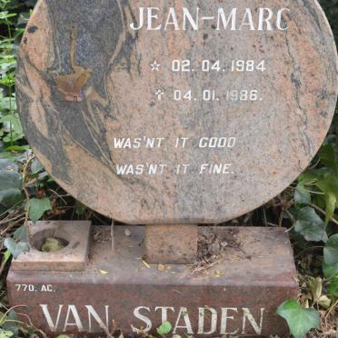 STADEN Jean-Marc, van 1984-1986