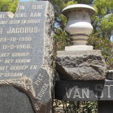 STADEN Louis Jacobus, van 1950-1966