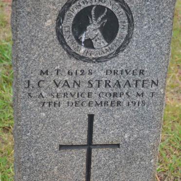 STRAATEN J.C., van -1918