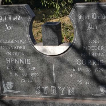 STEYN Hennie 1928-1999 &amp; Corrie 1929-