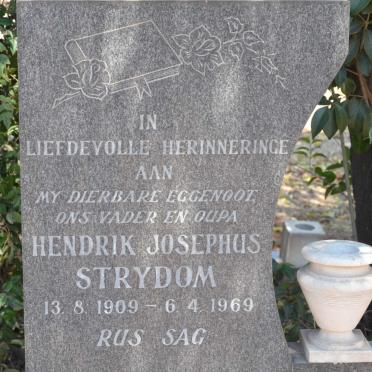 STRYDOM Hendrik Josephus 1909-1969