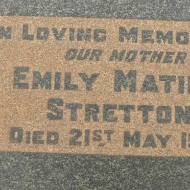 STRETTON Emily Matilda -1928