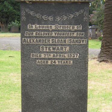 STEWART Alexander Sloan -1943 &amp; Elizabeth Davidson -1948 :: STEWART Alexander Sloan -1937