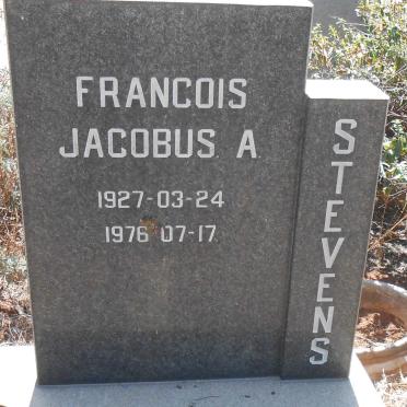 STEVENS Francois Jacobus A. 1927-1976