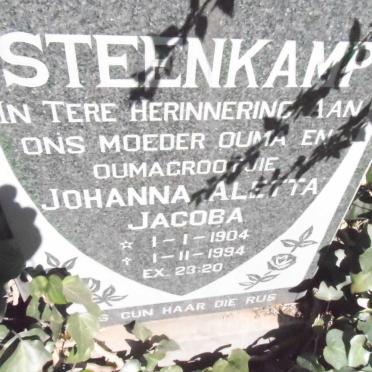STEENKAMP Johanna Aletta Jacoba 1904-1994