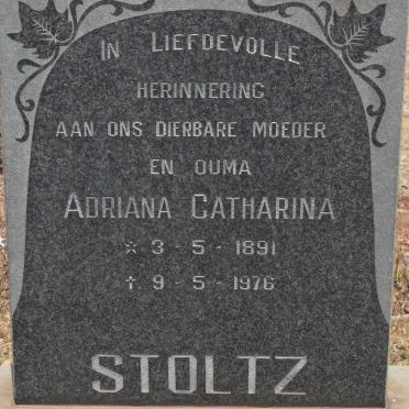 STOLTZ Adriana Catharina 1891-1976