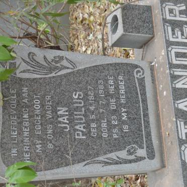 STANDER Jan Paulus 1927-1983