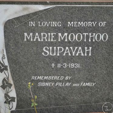 SUPAVAH Marie Moothoo -1931