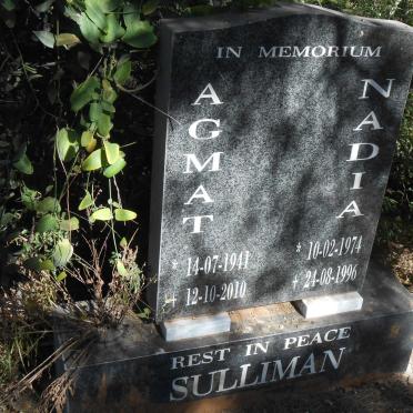 SULLIMAN Agmat 1941-2010 :: SULLIMAN Nadia 1974-1996