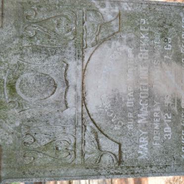 SUTHERLAND Donald 1904-1975 &amp; Mary Magdaline BEKKER formerly TINNISWOOD 1896-1968
