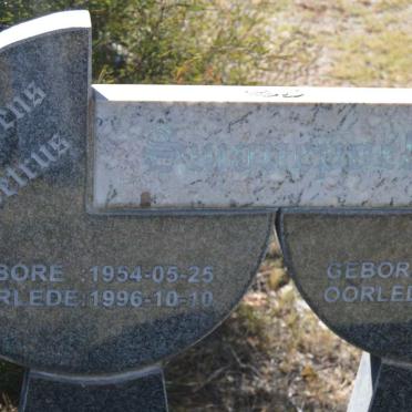 SWANEPOEL Lourens Petrus 1954-1996 &amp; Annie Christina 1958-1996