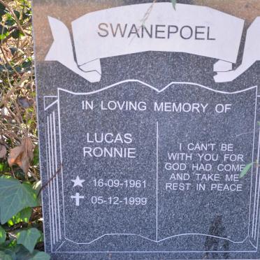SWANEPOEL Lucas Ronnie 1961-1999