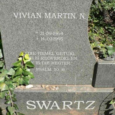 SWARTZ Vivian Martin N. 1964-1995