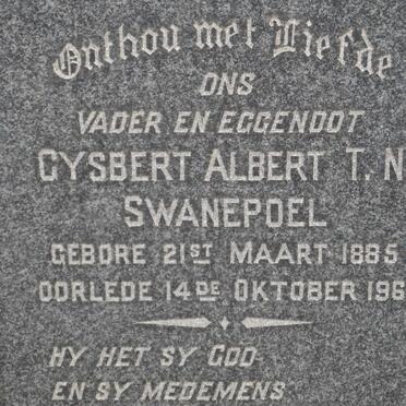 SWANEPOEL Gysbert Albert T.N. 1885-1961