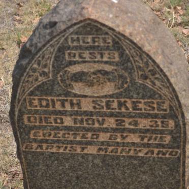 SEKESE Edith -1935