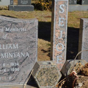 SEJOE William Mohaminyana 1934-1996 &amp; Magaret Mogomana 1937-2016