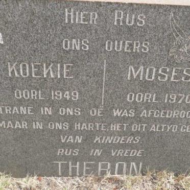 THERON Moses -1970 &amp; Koekie -1949
