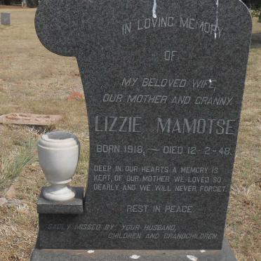 TLOU Lizzie Mamotse 1918-1948