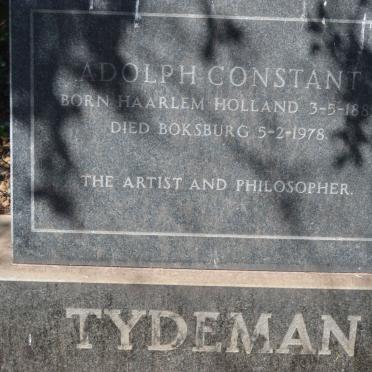 TYDEMAN Adolph Constant 1889-1978 :: TYDEMAN Johan Ernst 1893-1978