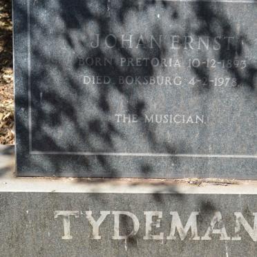 TYDEMAN Adolph Constant 1889-1978 :: TYDEMAN Johan Ernst 1893-1978