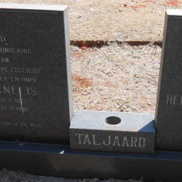 TALJAARD Cornelis 1913-1980  &amp; Helena Margaretha 1916-1985