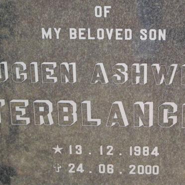 TERBLANCHE Lucien Ashwell 1984-2000