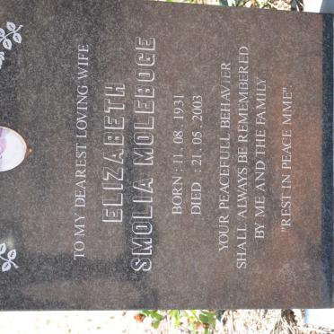 THEMBA Elizabeth Smolia Moleboge 1931-2003