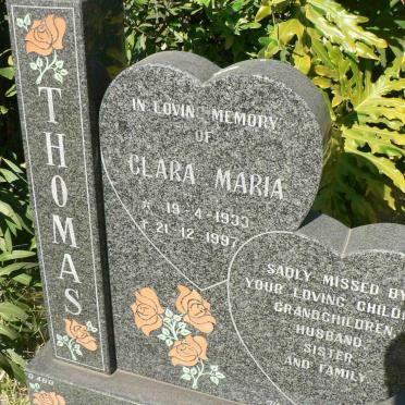 THOMAS Clara Maria 1933-1997