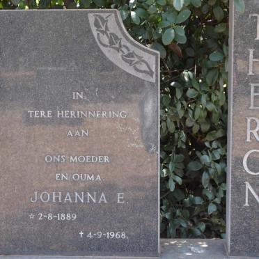 THERON Johanna E. 1889-1968