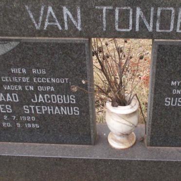 TONDER Coenraad Jacobus Johannes Stephanus, van 1920-1985 &amp; Susanna Victor Jacoba 1931-2007