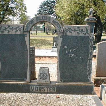 VORSTER Oloff -1952