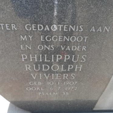VIVIERS Philippus Rudolp 1907-1972